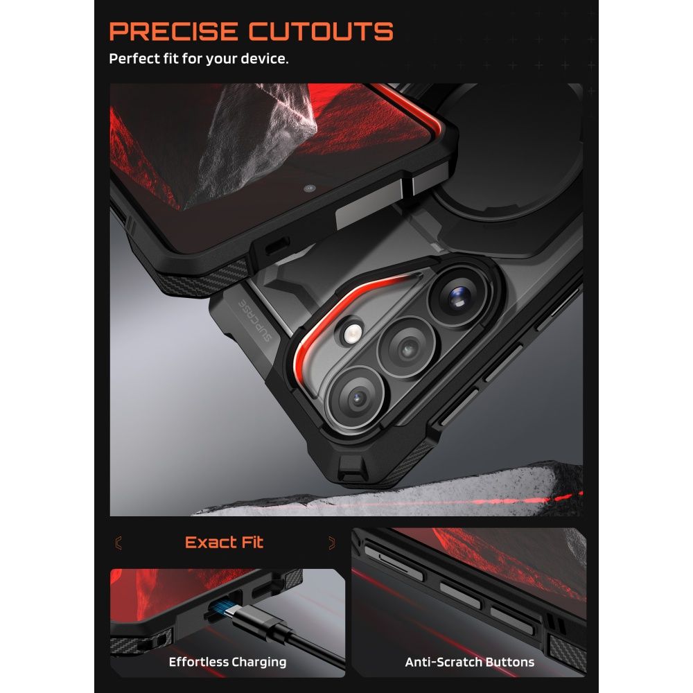 Supcase UB Grip Mag MagSafe Case til Samsung Galaxy S26 - sort