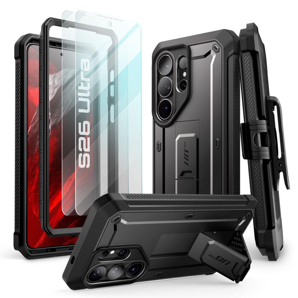 Supcase Unicorn Beetle Pro 2-Pack Case til Samsung Galaxy S26 Ultra - sort