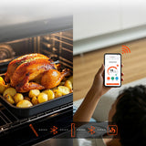 Meatmeet S Pro Kitchen Thermometer with Bluetooth App for Grill, Oven, Smoker - Gray