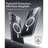 ESR Classic Hybrid MagSafe Case til Samsung Galaxy S26 Ultra - Gennemsigtig