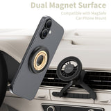 Tech-Protect MMR700 Lamano MagSafe magnetisk telefonholder - sort og guld