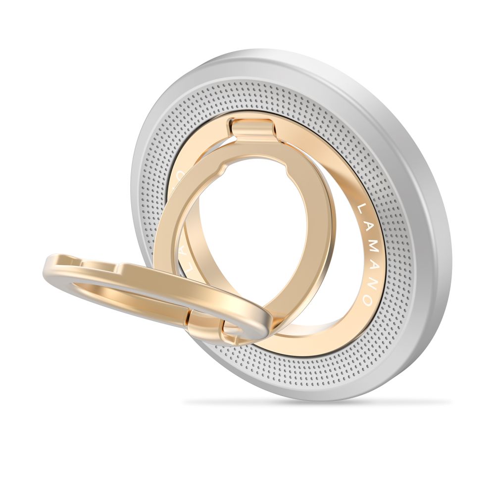 Tech-Protect MMR700 Lamano MagSafe Magnetisk Telefonholder - Grå og Guld