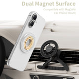 Tech-Protect MMR700 Lamano MagSafe Magnetisk Telefonholder - Grå og Guld