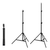Puluz 2x3m foto baggrunds sæt / stand + foto baggrunde 3 stykker PKT5205