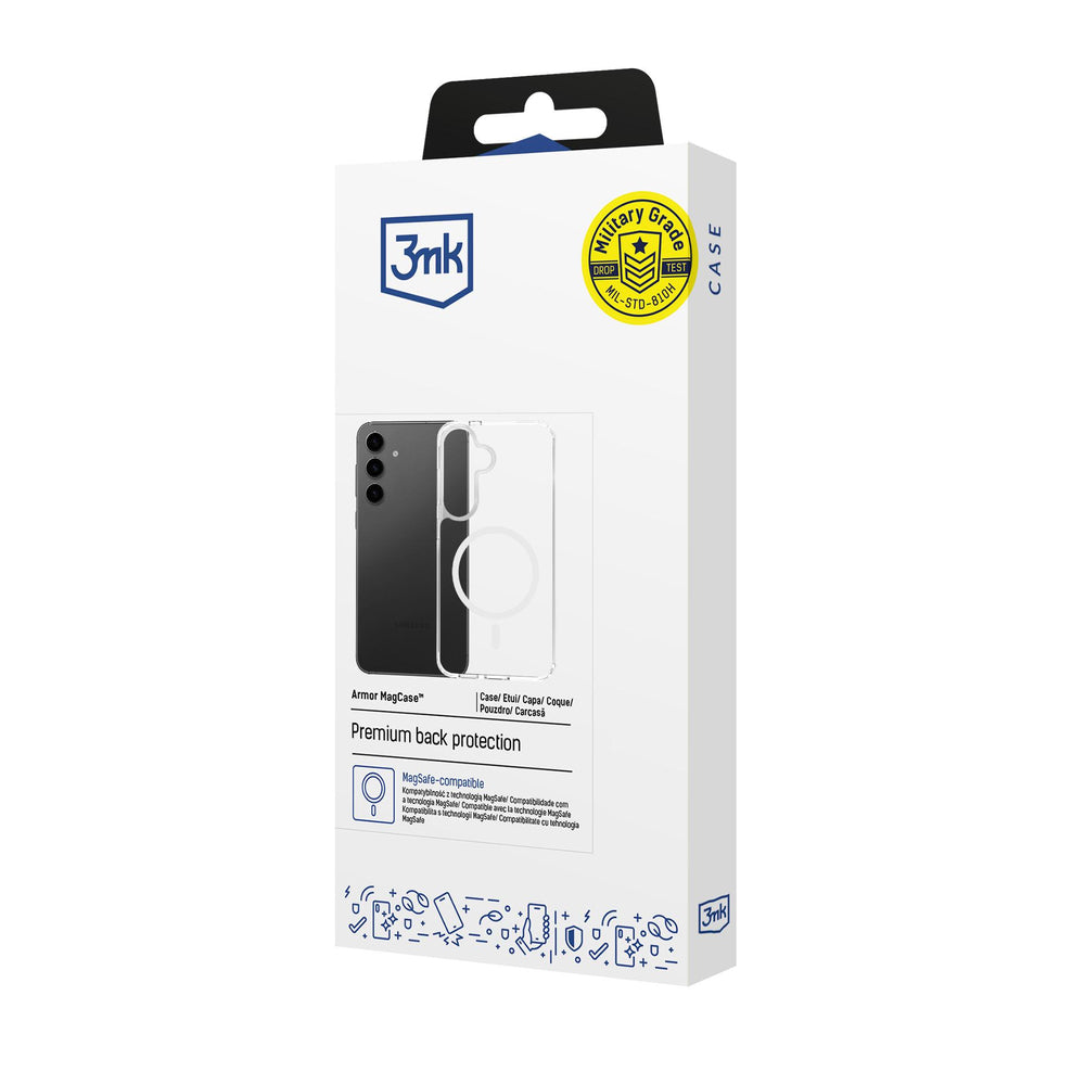 3mk Armor Magcase til Samsung Galaxy S24+ - gennemsigtigt
