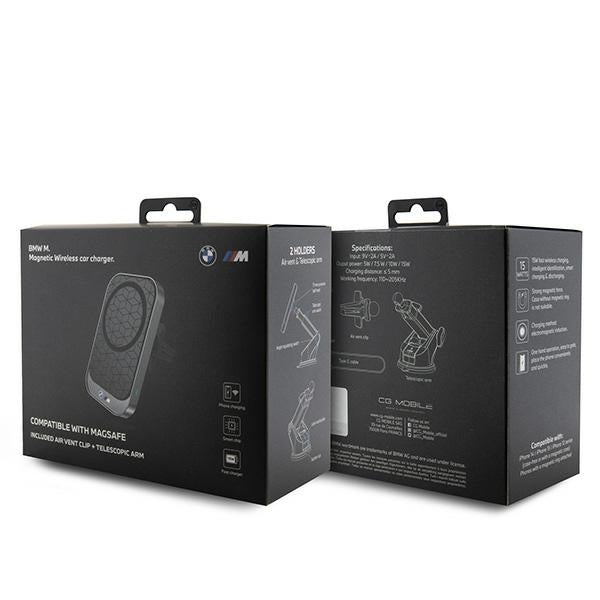 BMW M Edition 15W MagSafe bilholder til cockpit/vindrude/luftventil - sort