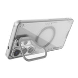 Nillkin Iceblade Prop Magnetic Case med kameraomslag og stativ Kompatibel med MagSafe til Samsung Galaxy S26 Ultra - Transparent Gray