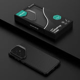 Nillkin CarboProp Magnetisk Case med Kamera Cover og Stand Kompatibel med MagSafe til Samsung S26 Ultra - Sort