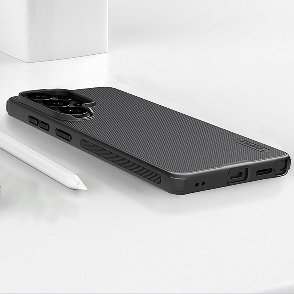 Nillkin Super Frosted Shield Pro Magnetic Case Kompatibel med MagSafe til Samsung Galaxy S26 Ultra - sort
