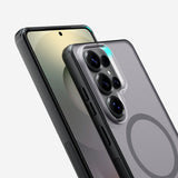 Nillkin Super Frosted Shield Pro Magnetic Case Kompatibel med MagSafe til Samsung Galaxy S26 Ultra - Gennemlysende sort