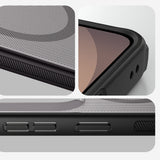 Nillkin Super Frosted Shield Pro Magnetic Case Kompatibel med MagSafe til Samsung Galaxy S26 Ultra - Gennemlysende sort