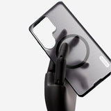 Nillkin Super Frosted Shield Pro Magnetic Case Kompatibel med MagSafe til Samsung Galaxy S26 Ultra - Gennemlysende sort