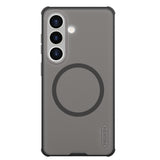 Nillkin Super Frosted Shield Pro Magnetic Case Kompatibel med MagSafe til Samsung Galaxy S26 - Gennemskinneligt sort