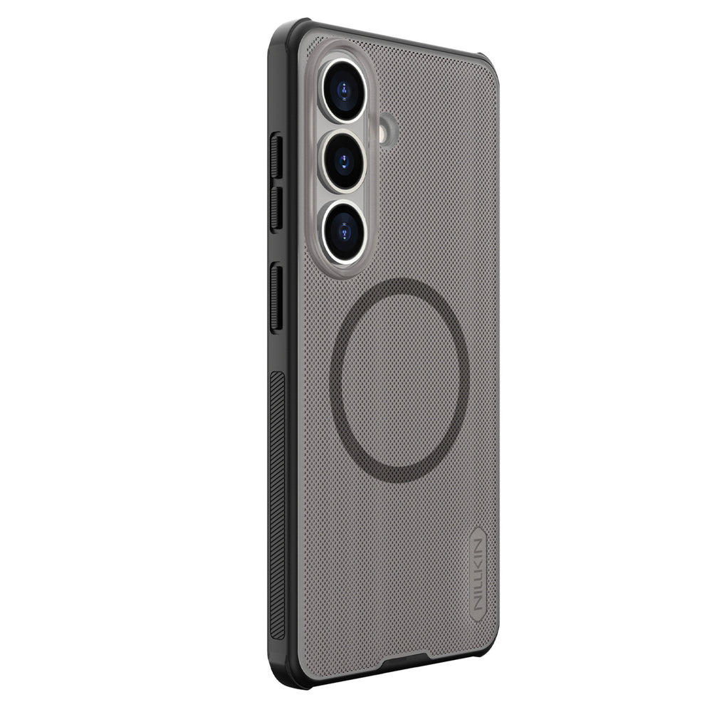 Nillkin Super Frosted Shield Pro Magnetic Case Kompatibel med MagSafe til Samsung Galaxy S26 - Gennemskinneligt sort