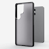Nillkin Super Frosted Shield Pro Magnetic Case Kompatibel med MagSafe til Samsung Galaxy S26 - Gennemskinneligt sort