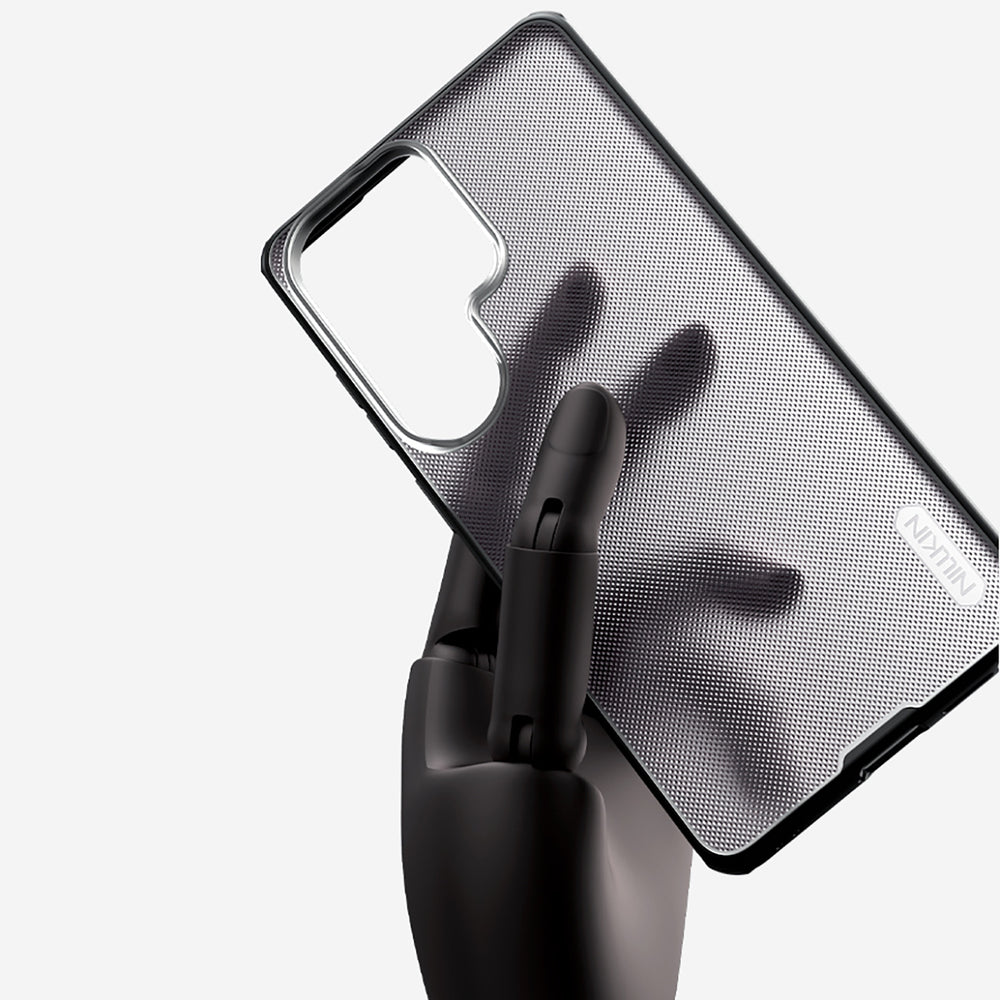 Nillkin Super Frosted Shield Pro Magnetic Case Kompatibel med MagSafe til Samsung Galaxy S26 - Gennemskinneligt sort