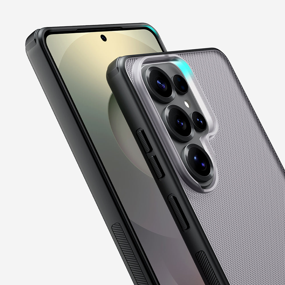 Nillkin Super Frosted Shield Pro Case til Samsung Galaxy S26 - gennemskinneligt sort