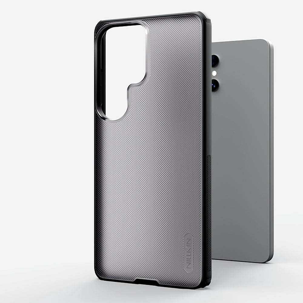 Nillkin Super Frosted Shield Pro Case til Samsung Galaxy S26 Ultra - Gennemskinnelig sort