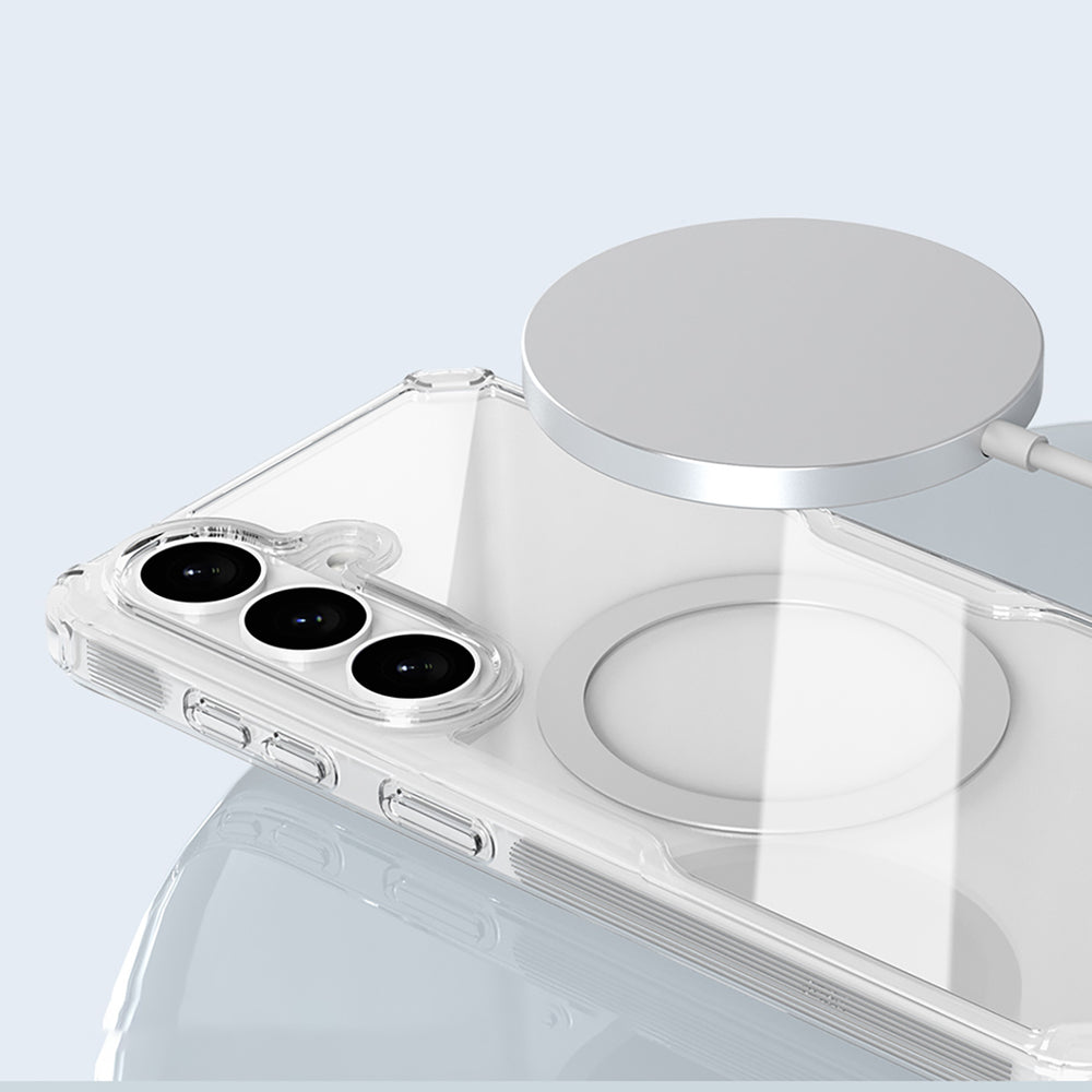 Nillkin Nature TPU Pro Case Kompatibel med MagSafe til Samsung Galaxy S26+ - Hvid