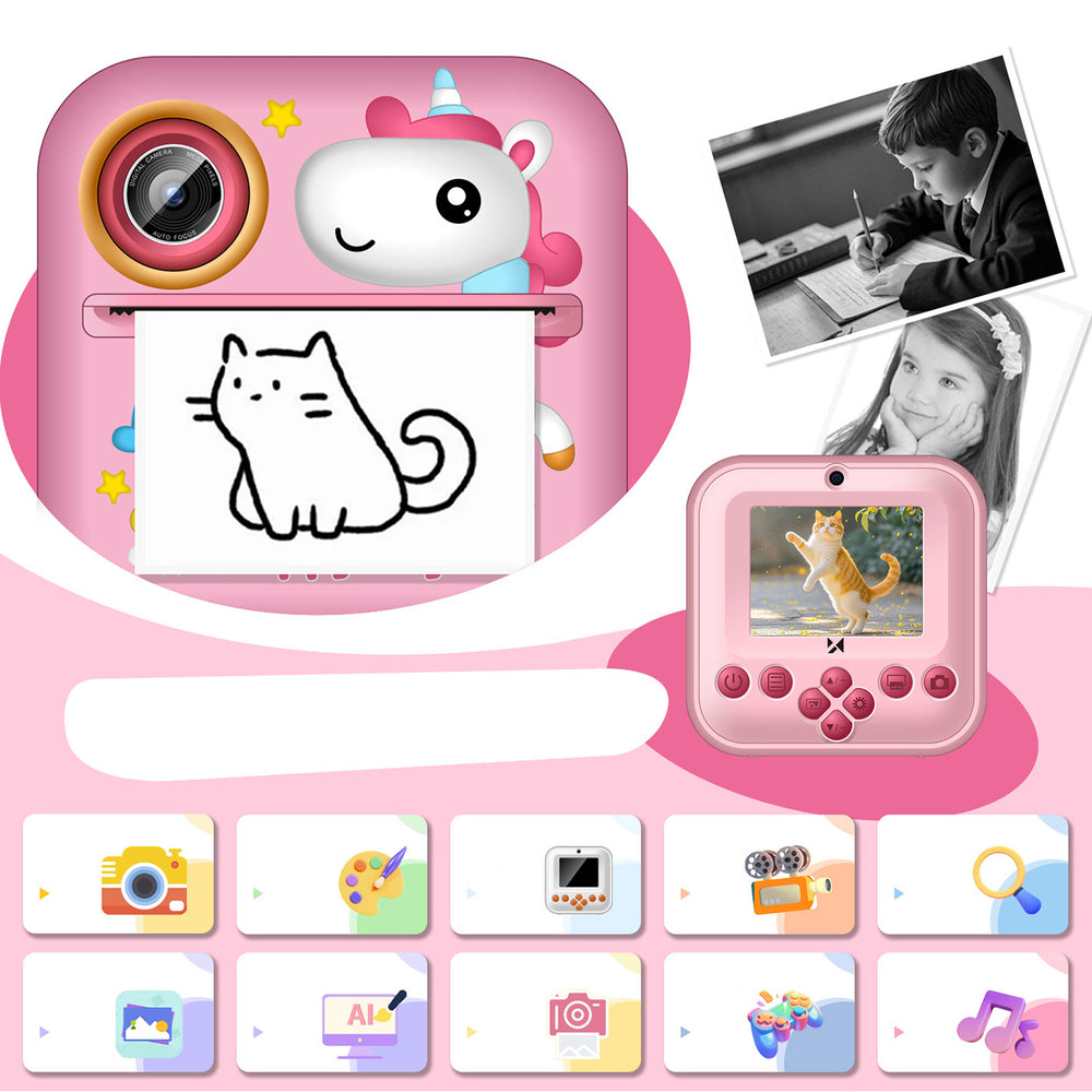 Wozinsky WDT-03 thermal printer camera for children - pink