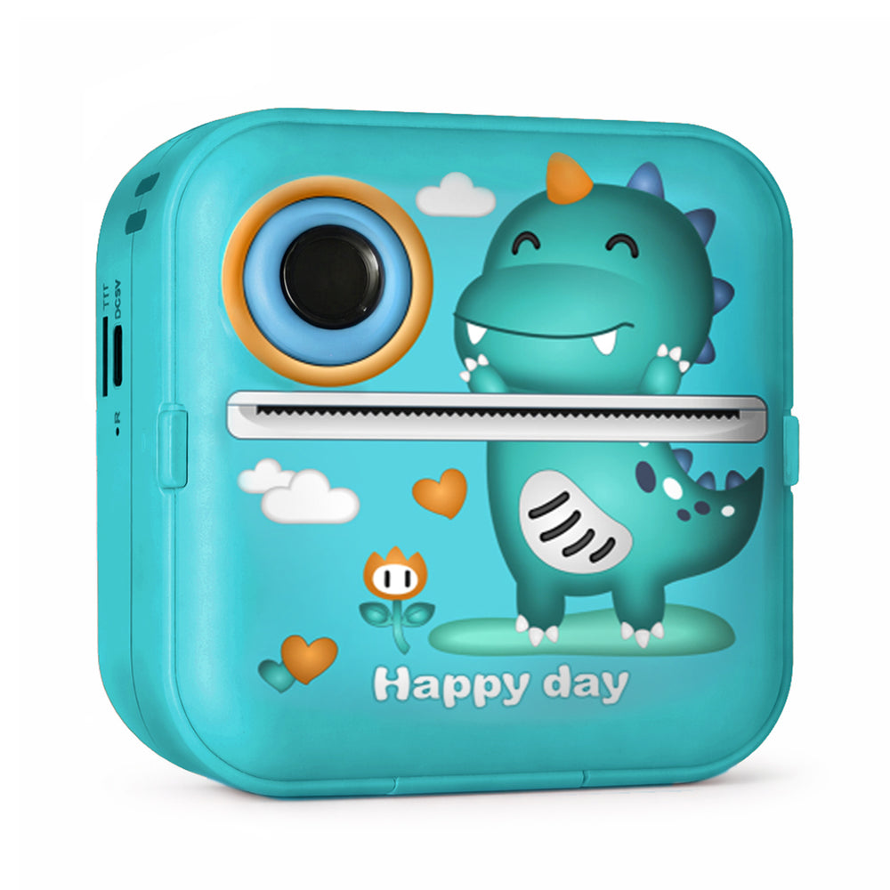 Wozinsky WDT-04 thermal printer camera, for children, print - green