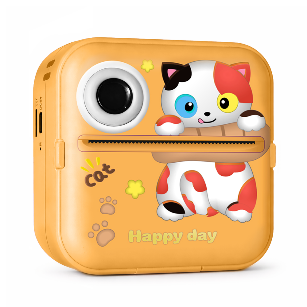 Wozinsky WDT-05 thermal printer camera, for children, print - orange