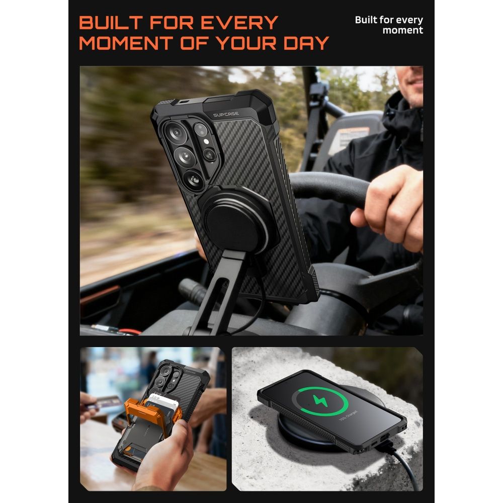 Supcase UB Grip Mag MagSafe Case til Samsung Galaxy S26 Ultra - sort