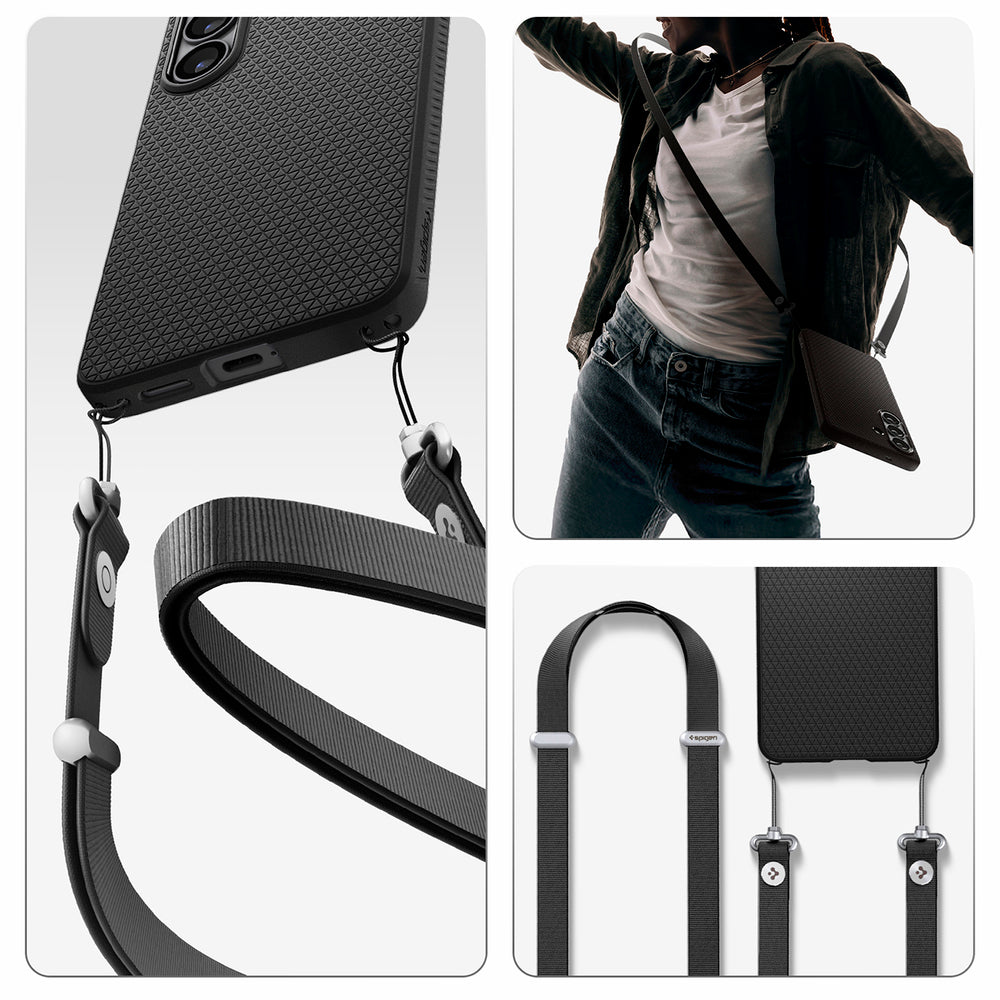 Spigen Liquid Air Case til Samsung Galaxy S26 - sort