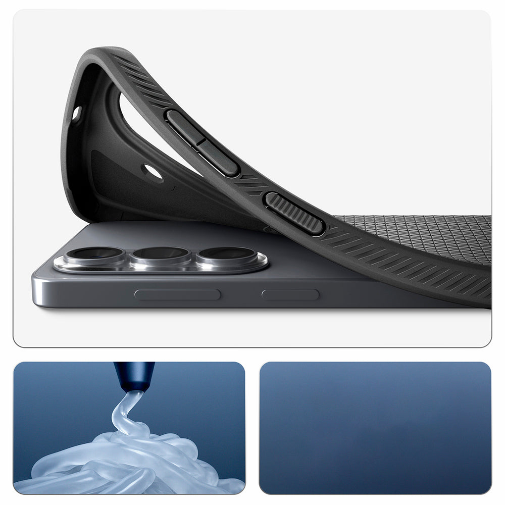 Spigen Liquid Air Mag MagSafe Case til Samsung Galaxy S26 - sort