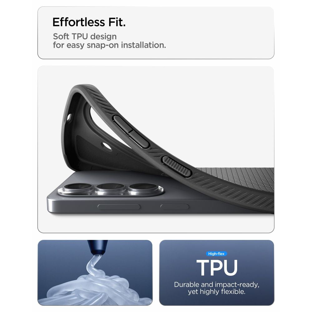 Spigen Liquid Air Mag MagSafe Case til Samsung Galaxy S26 - sort