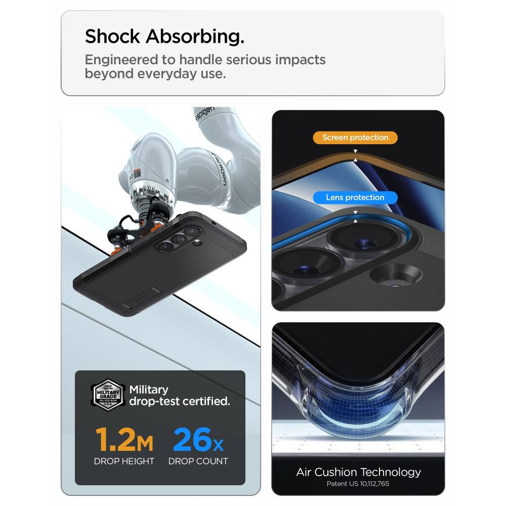 Spigen Tough Armor Mag MagSafe Case til Samsung Galaxy S26 - sort