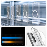 Spigen Ultra Hybrid Mag MagSafe Case til Samsung Galaxy S26 - Klar og hvid