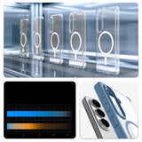 Spigen Ultra Hybrid Mag MagSafe Case til Samsung Galaxy S26 - Clear Blue
