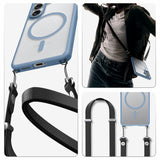 Spigen Ultra Hybrid Mag MagSafe Case til Samsung Galaxy S26 - Clear Blue