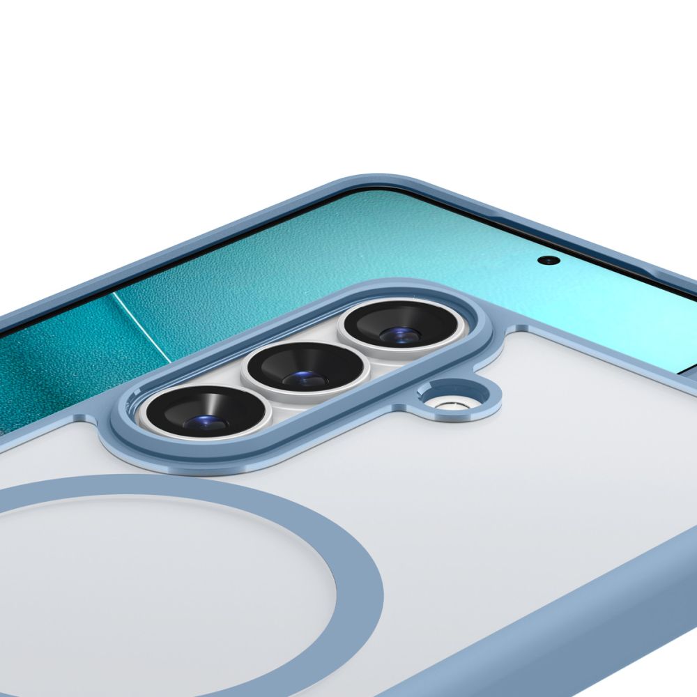 Spigen Ultra Hybrid Mag MagSafe Case til Samsung Galaxy S26 - Clear Blue