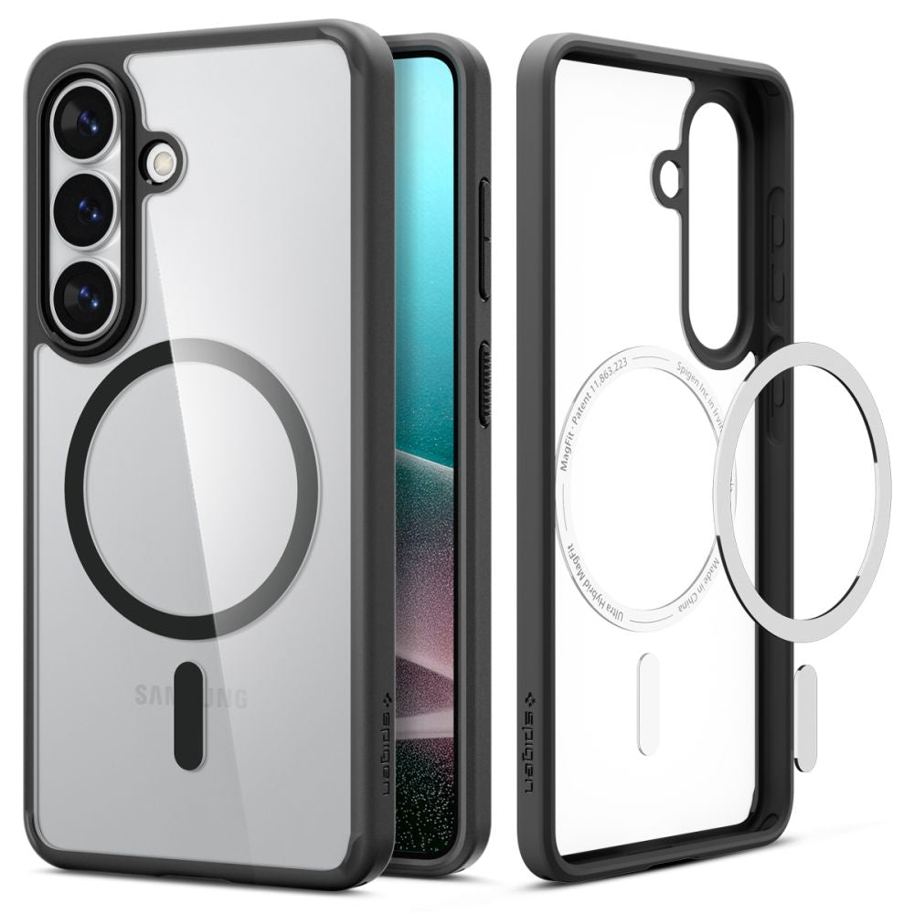 Spigen Ultra Hybrid Mag MagSafe Case til Samsung Galaxy S26 - Clear Black