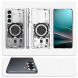 Spigen Ultra Hybrid Mag MagSafe Case til Samsung Galaxy S26 Neo One - Gennemsigtig