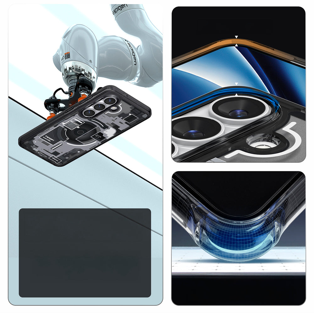 Spigen Ultra Hybrid Mag MagSafe Case til Samsung Galaxy S26 Zero One - klar sort