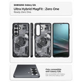 Spigen Ultra Hybrid Mag MagSafe Case til Samsung Galaxy S26 Zero One - klar sort