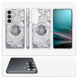 Spigen Ultra Hybrid Mag MagSafe Case til Samsung Galaxy S26 Zero One - Klar og hvid