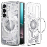 Spigen Ultra Hybrid Mag MagSafe Case til Samsung Galaxy S26 Zero One - Klar og hvid