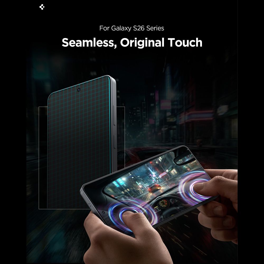 Spigen Glas.Tr Ez Fit Pro HD tempereret glas til Samsung Galaxy S26