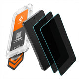 Spigen Glas.Tr Ez Fit Pro HD Privacy Glass 2-pakke til Samsung Galaxy S26
