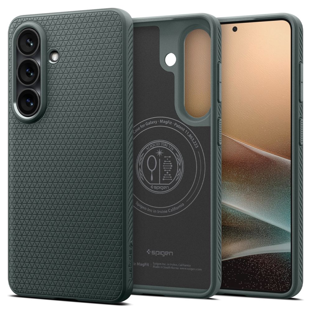 Spigen Liquid Air Mag MagSafe Case til Samsung Galaxy S26+ - Grøn