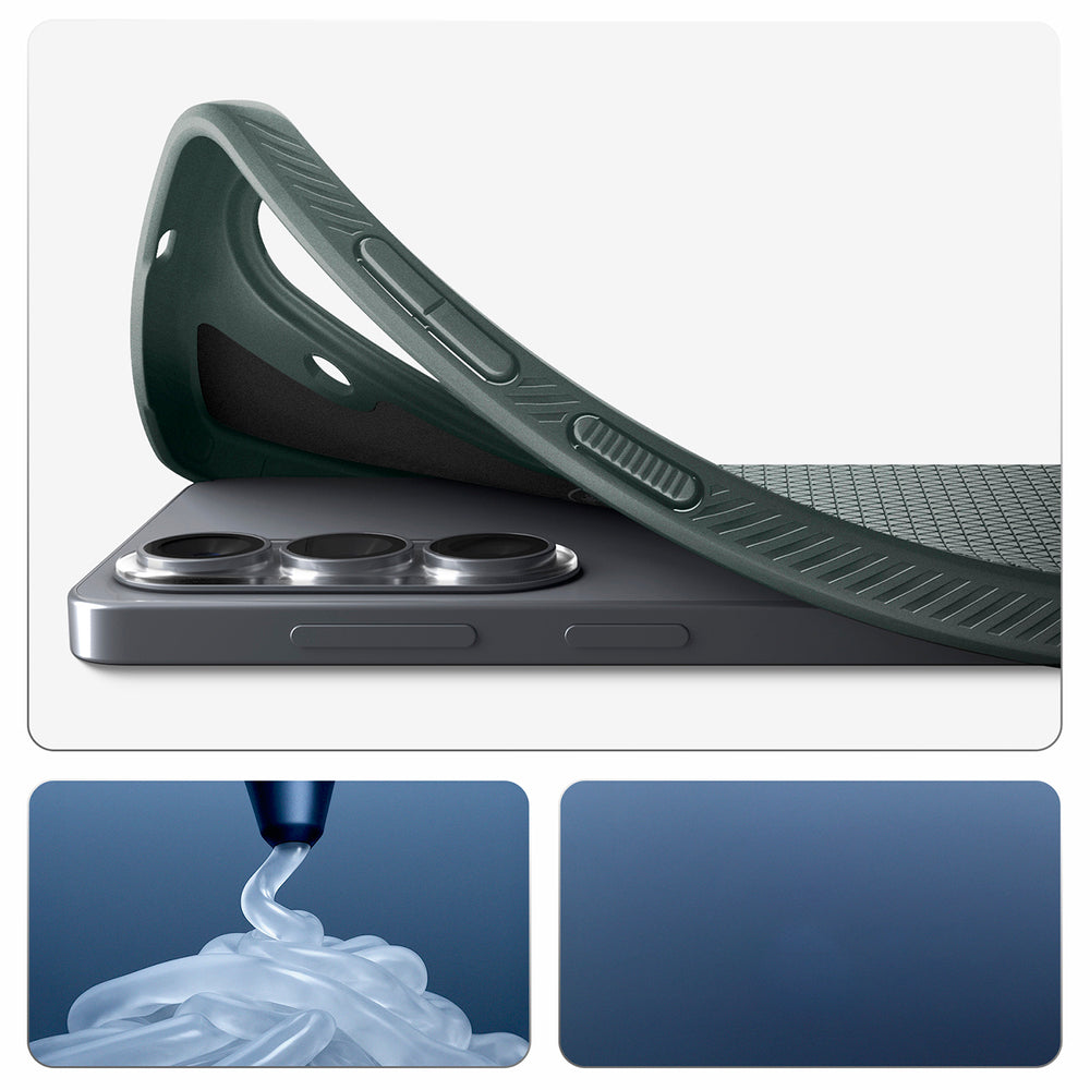 Spigen Liquid Air Mag MagSafe Case til Samsung Galaxy S26+ - Grøn