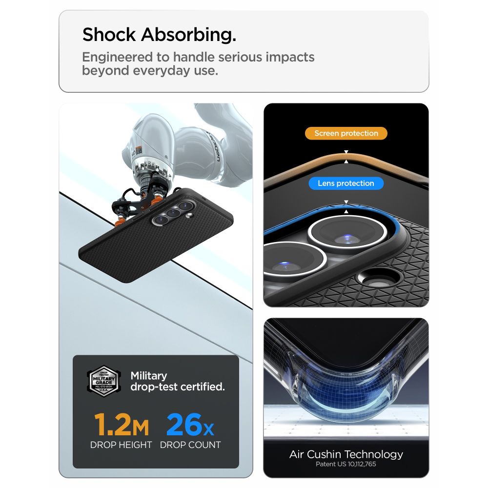 Spigen Liquid Air Mag MagSafe Case til Samsung Galaxy S26+ - Matte sort