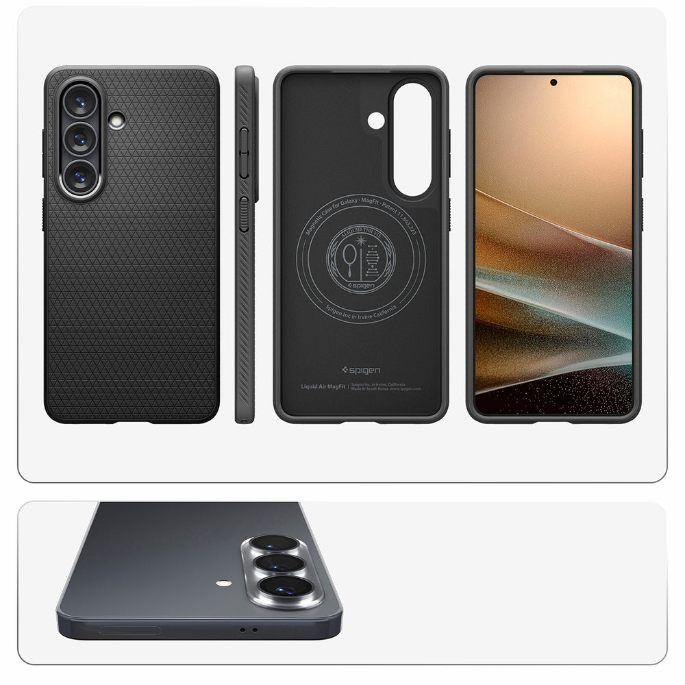 Spigen Liquid Air Mag MagSafe Case til Samsung Galaxy S26+ - Matte sort
