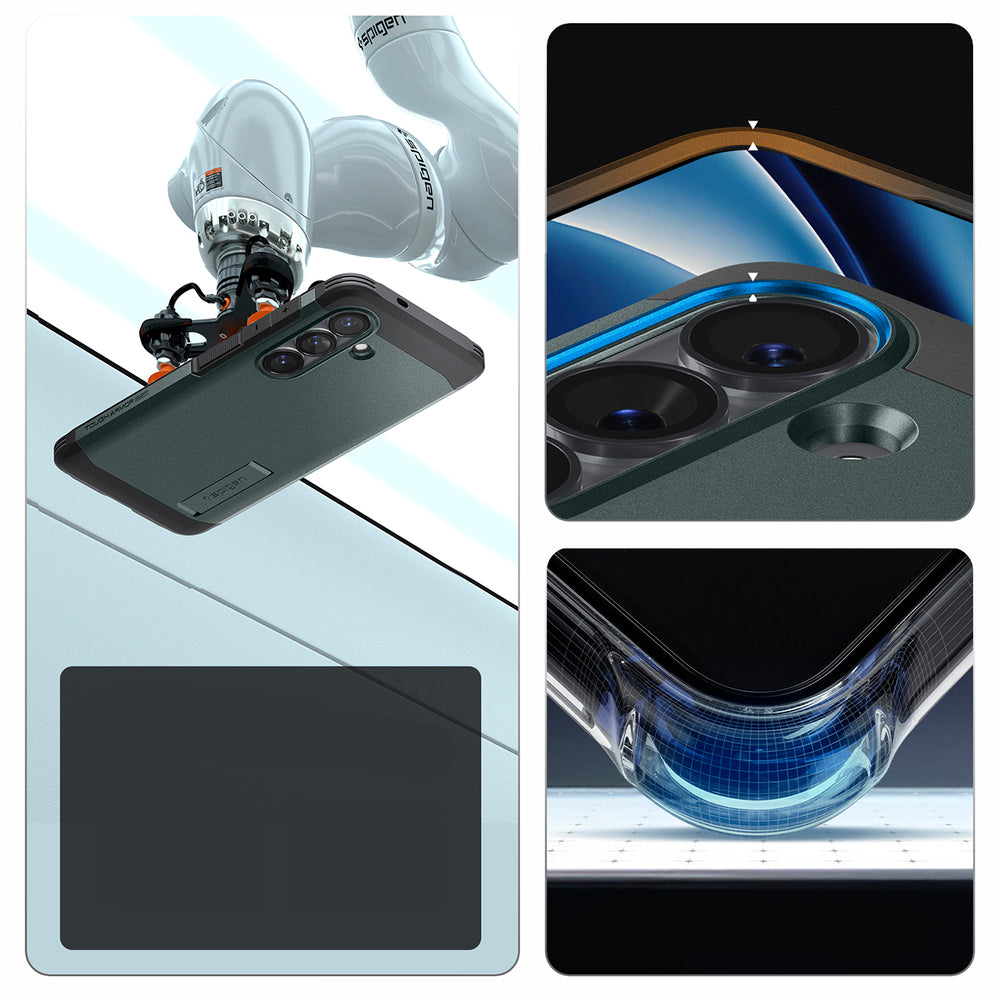 Spigen Tough Armor Mag MagSafe Case til Samsung Galaxy S26+ - Grøn