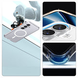 Spigen Ultra Hybrid Mag MagSafe Case til Samsung Galaxy S26+ - Klar og hvid