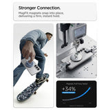 Spigen Ultra Hybrid Mag MagSafe Case til Samsung Galaxy S26+ - Klar og hvid